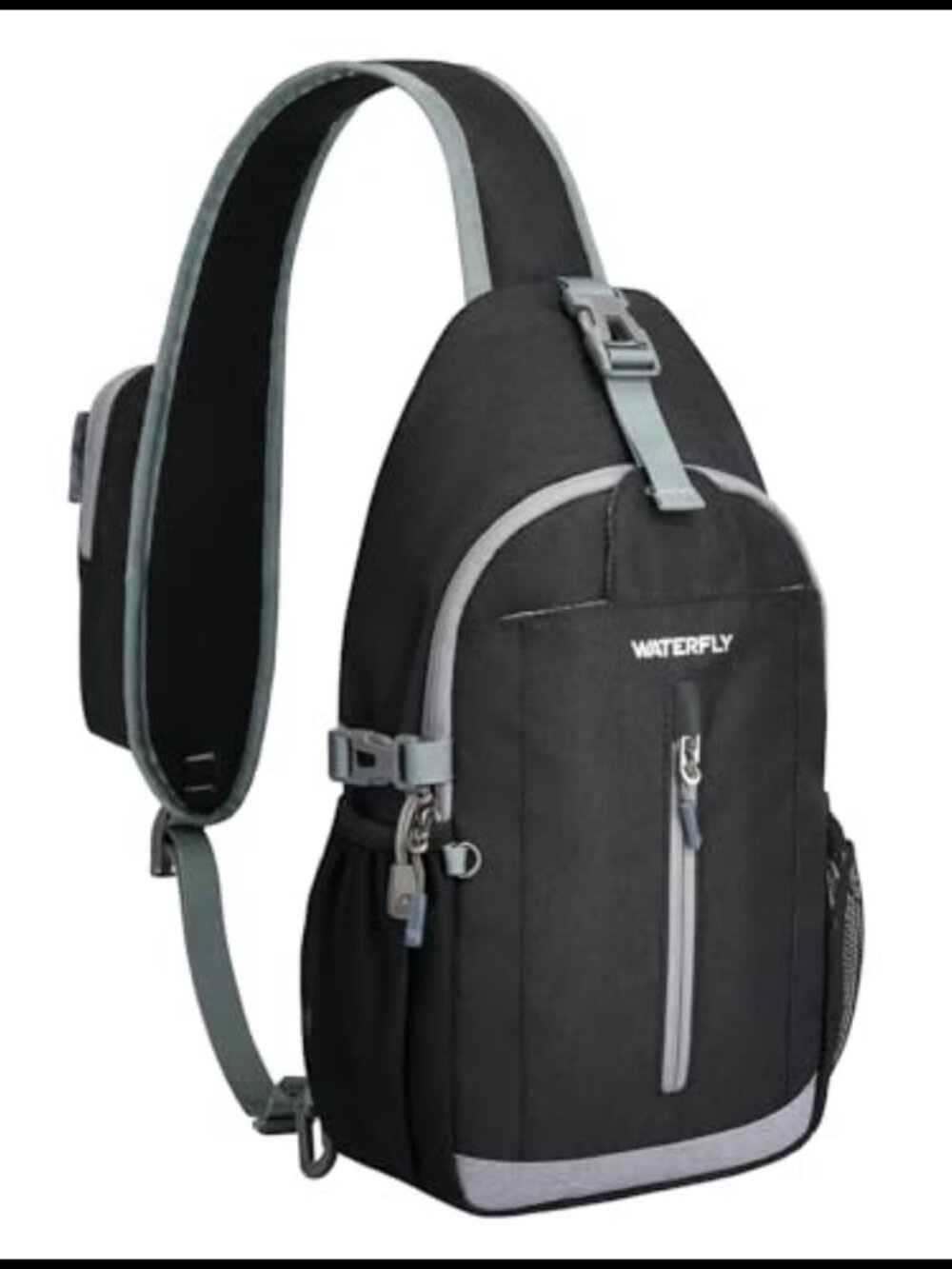 WATERFLY Small Crossbody Sling Bag 8L Lightweight RFID Anti-Theft Travel